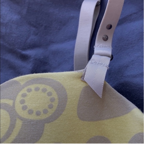 NWT LS YELO/GRY Pushup, 36D *P1016 - Picture 6 of 6